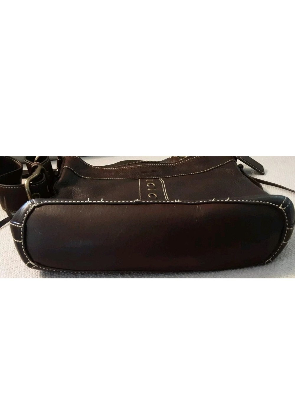 Coach Brown Leather Shoulder Bag - Picture 9 of 16